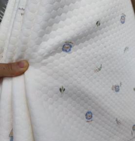 Hexagonal air cotton fabric--EMKF-DY-001