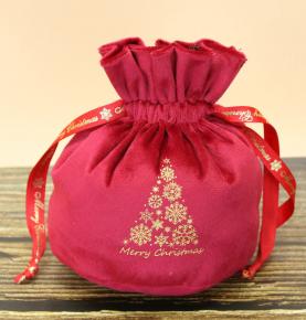 Flannel Christmas gift bag-EM-ZX-001