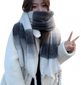 Cashmere fashion knit thick warm scarf-EM-SE-001