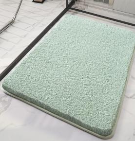 Long cotton fleece bathroom mat-EM-QC-004